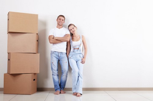 Removals van service for moving homes and flats in St Giles