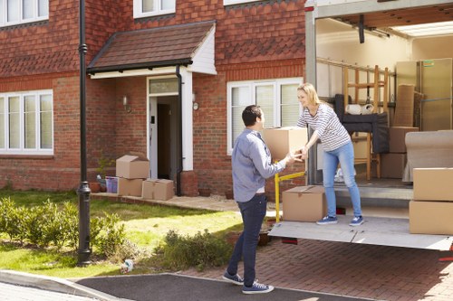 Careful furniture handling by local house movers in St Giles