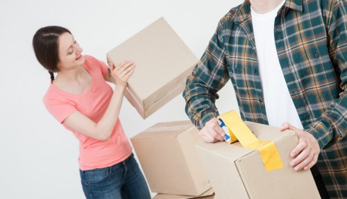 Professional packing support for a home move in St Giles