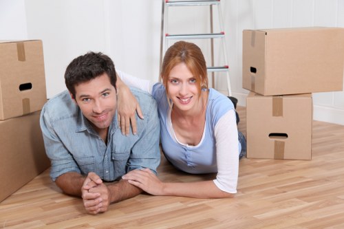 Commercial removal van service for an office move in St Giles