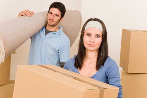 Residential flat move support in St Giles with careful loading
