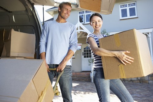 Business relocation team managing an office move in St Giles