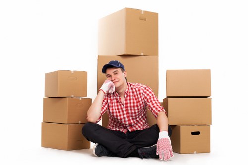 Packing and furniture handling for a local St Giles home move